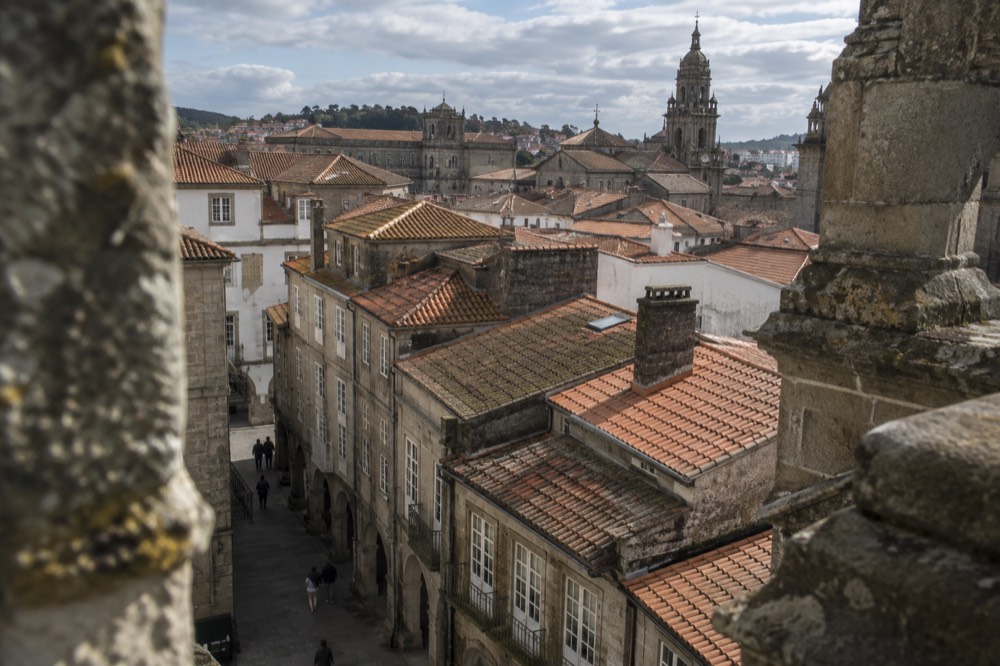 Rooftops of the old town seen from the Cathedral rooftops tour